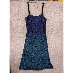 Status Collection Dress Women 3X Blue Vibrant Feminie Y2K Glam